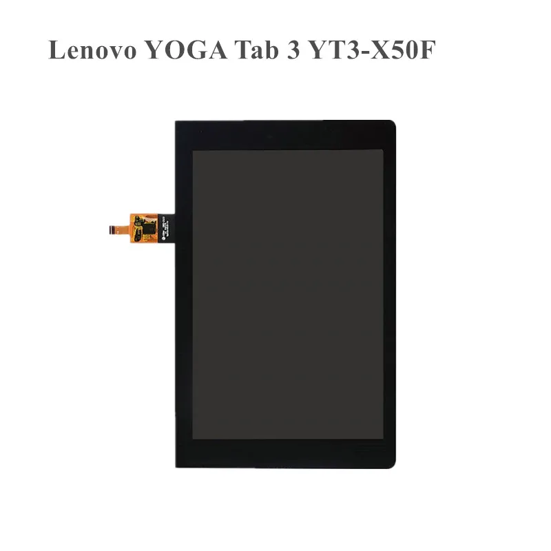 

100% Tested 10.1"inch For Lenovo YOGA Tab 3 YT3-X50F YT3-X50 Touch Screen Digitizer Glass + LCD Display Replacement Assembly