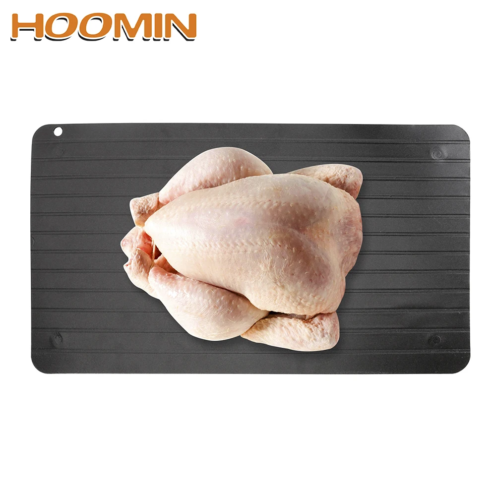

HOOMIN Aluminium Alloy Thaw Frozen Food Meat Fish Physical Natural Efficient Defrosting Trays Kitchen Tool