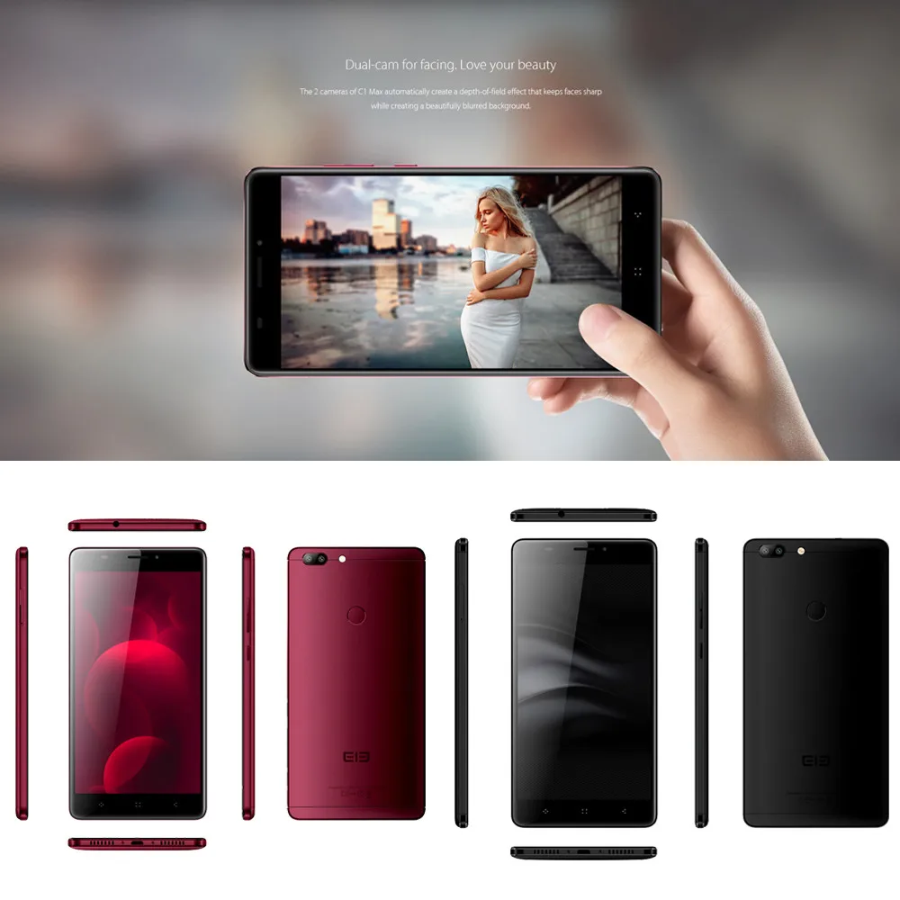 

6.0'' Elephone C1 Max Smartphone Quad-core Android 7.0 2GB+ 32GB Dual SIM H6V4 Apr18