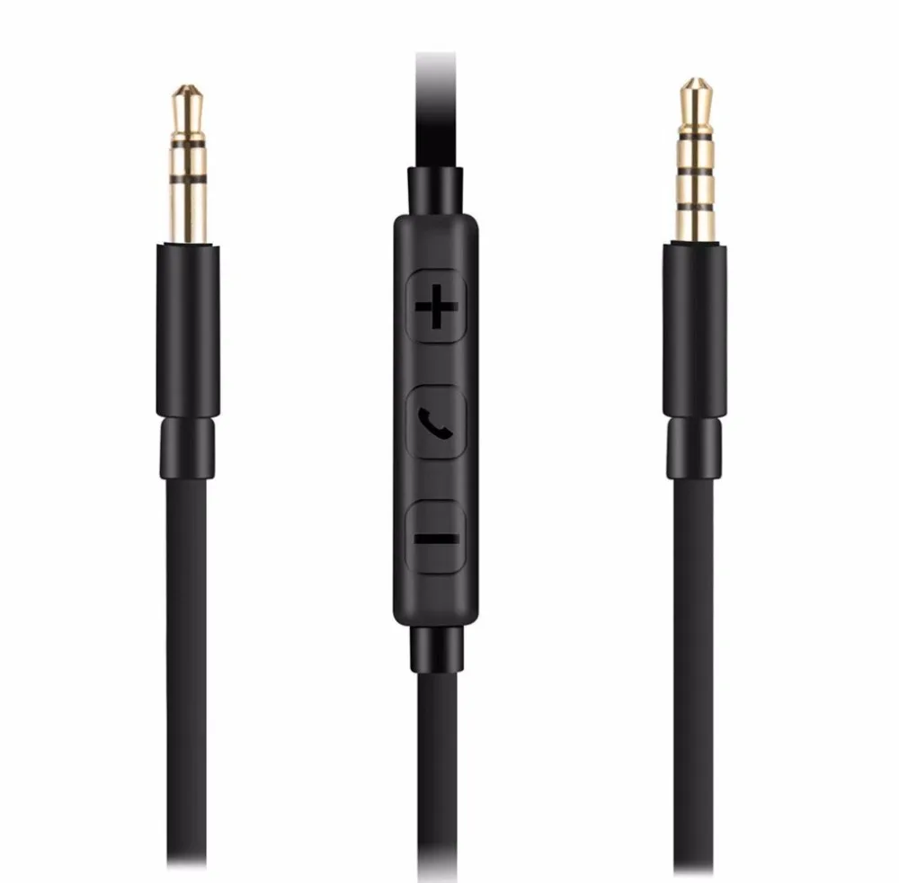 

Wantek Replacement Audio Cable Cord for Beats Headphones with in-Line MIC - 3.5mm Plug Compatible to iPhone,Computer,Speaker,MP3