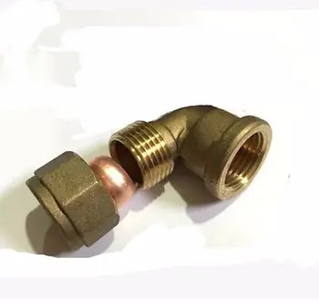 

1/2" BSP Female Thread Elbow Brass Fit 15mm OD Tube Coupler Adapter Connector Compression fitting For Tubing