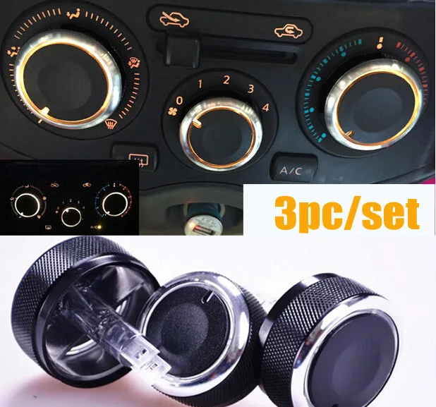 FIT FOR NISSAN NOTE E11 2004 2013 SWITCH KNOB KNOBS HEATER CLIMATE