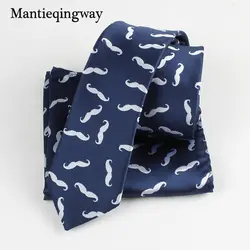 Mantieqingway для мужчин галстук комплект Цветочный хлопок жаккардовый галстук тонкий Gravatas corbatas шейные платки для Для мужчин формальный