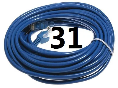 

XIWANG 31# Fasdga Shielded FTP Lan Cable UTP RJ 45 Network for TV PS4 Cat5 Compatible Patch Cord