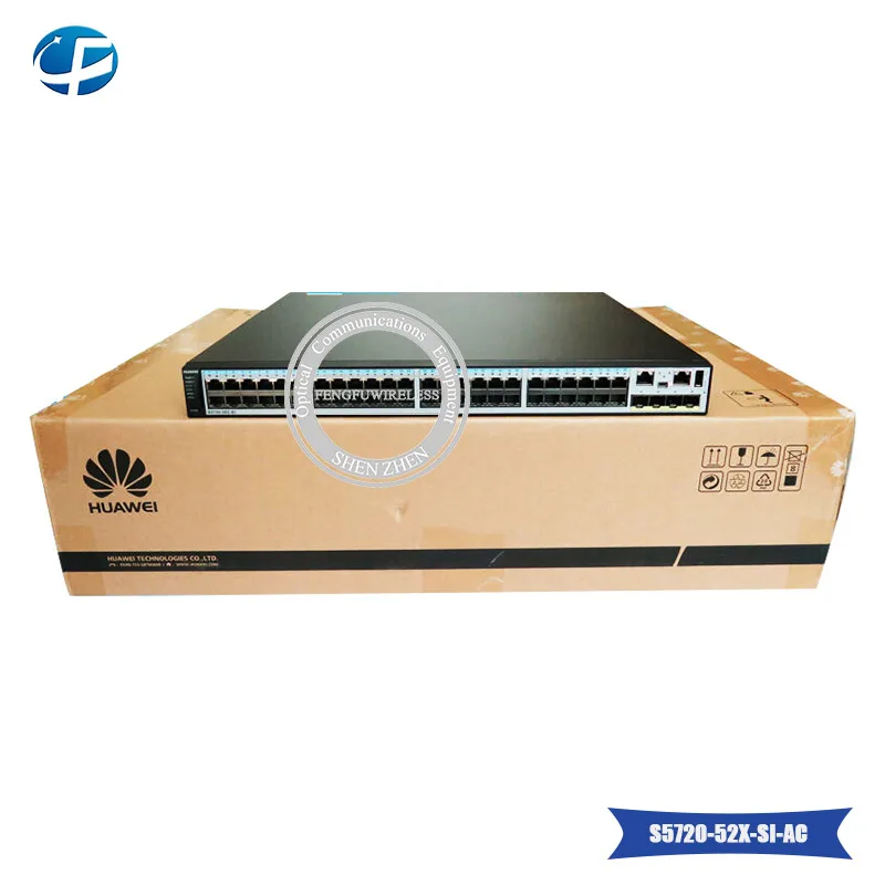 Фотографический коммутатор Hua wei S5720-52X-SI-AC Layer 3 48 портов Ethernet 10/100/1000 4 × 10 Гб SFP + 336