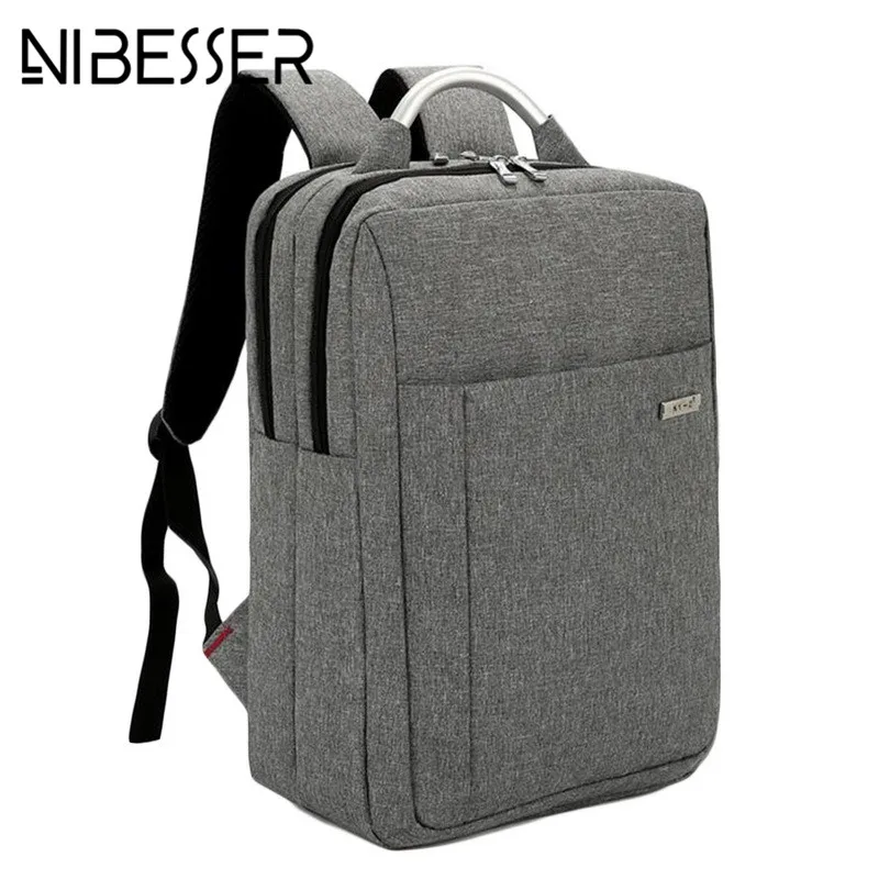 

NIBESSER Light Weight Backpack for Laptop Women Men Backpack Anti Theft College Student Backbag Mochila Notebook Metal Handle