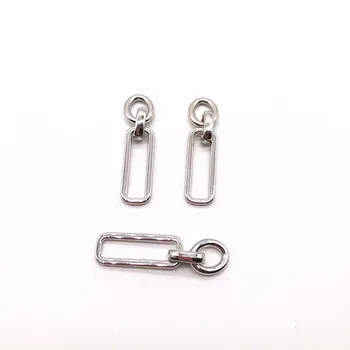 

New arrival! 36x9mm 50pcs/lot Zinc alloy chain shape Connectors for handmade earrings accessories/Earring parts ( As shown)