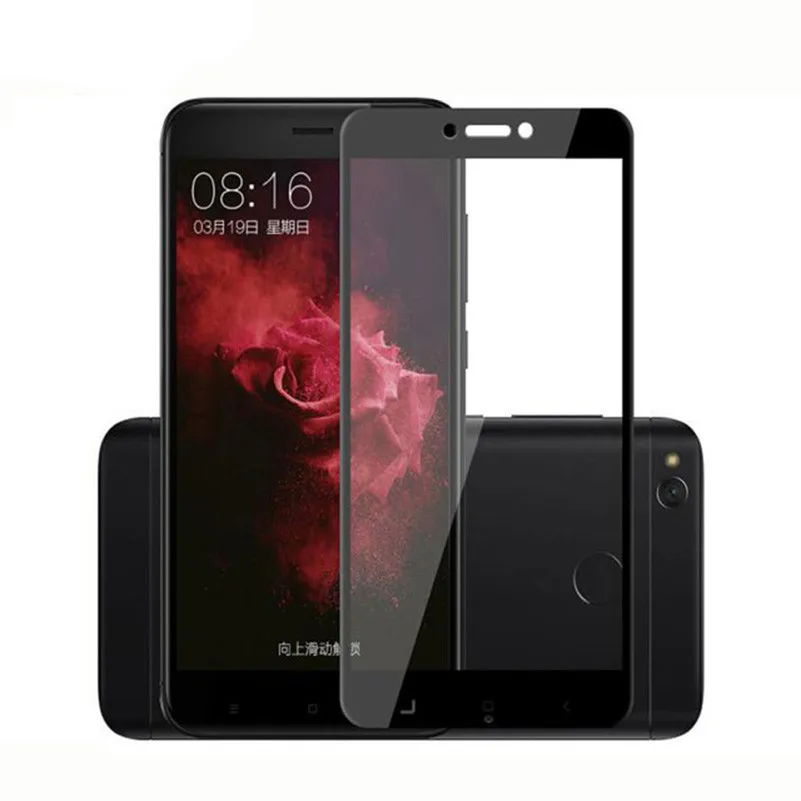2.5D 9H Full Cover Tempered Glass For Xiaomi Redmi 4X 5.0inch Screen Protector Film Coverage Protective Redmi4X | Мобильные телефоны