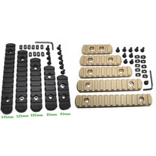 Высокое качество 5-7-9-11-13-слоты M LOK Rail базовый сегмент Handguard раздел авиационный полимер Picatinny Weaver для охоты