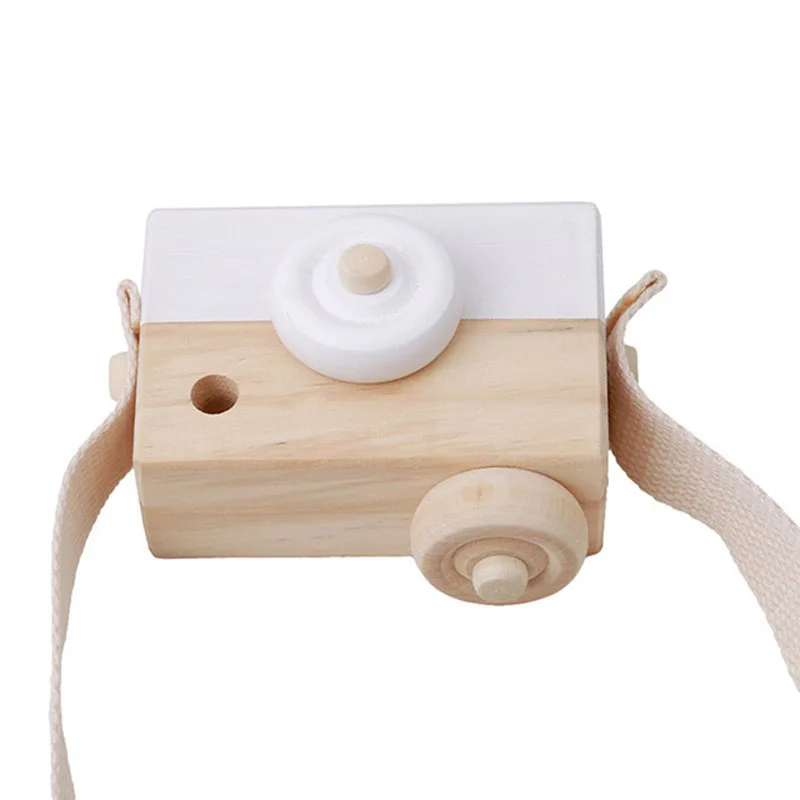 Портативный деревянный Сейф для маленьких детей игровой дом реквизит фотосессии деревянная камера игрушка на день рождения