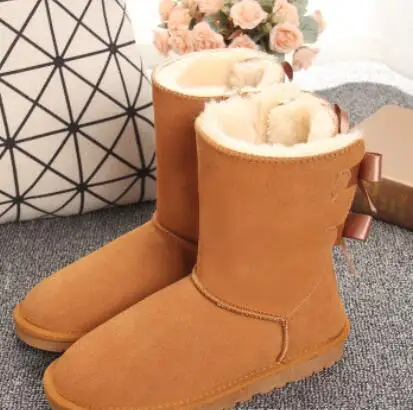 Зимние ботинки; женская обувь; zapatos mujer botas; обувь в австралийском стиле; женские ботинки; Зимние ботильоны для дождливой погоды; кожаные ботинки на меху; buty bot