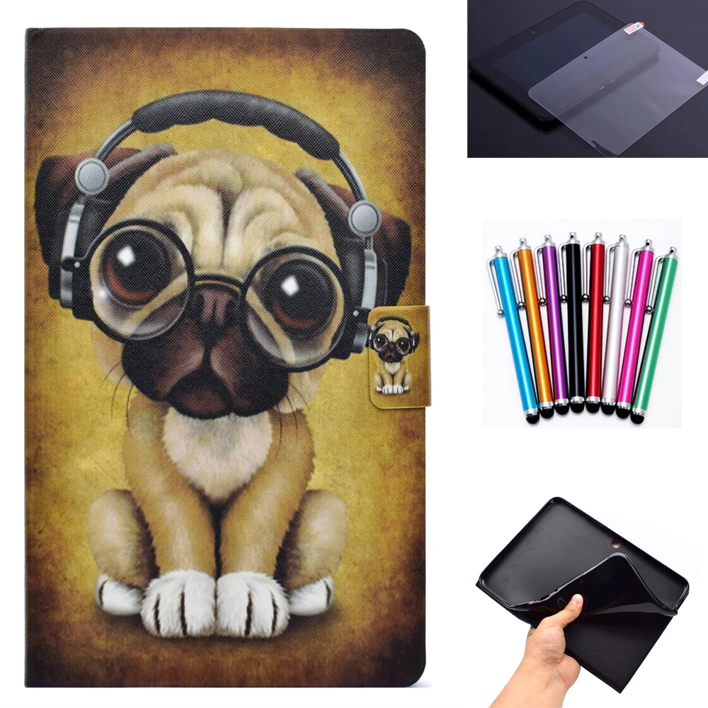 

Ropada case for samsung galaxy tab 3 Z 7.0 SM-T113NU SM-T116NU print PU Leather Stand cover 7-inch tablet case+screen protector