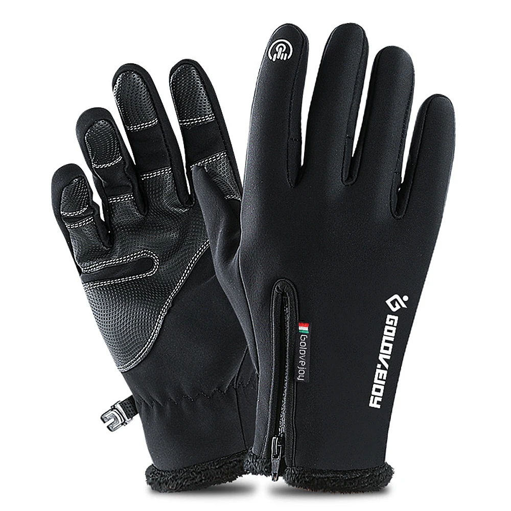

Drop ship New Outdoor sports Waterproof gloves bike riding gloves winter full finger horse riding gloves warm fishing glove