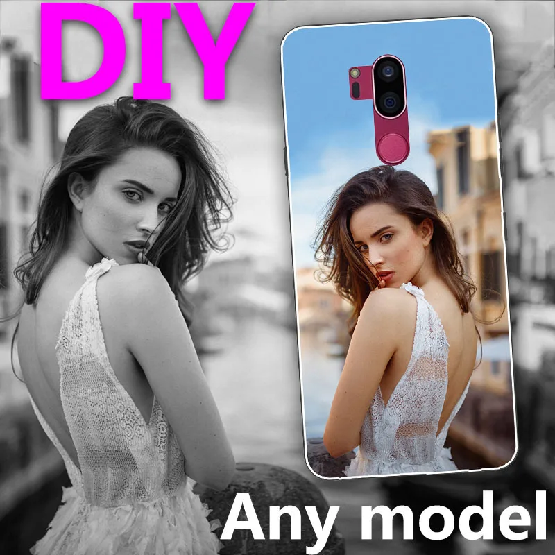 Custom DIY Design Photo Name Case For LG G7 ThinQ G710 6.1&quot Cover Customized Printed Phone Cases shells | Мобильные телефоны и