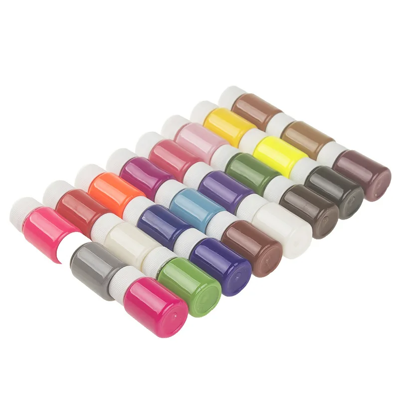 

24 colors to choose 20ml leather edge oil leather craft DIY manual leather border sealing tools