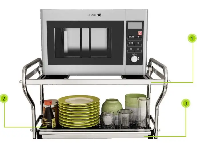 Kitchen rack floor kitchen floor rack storage rack oven rack..