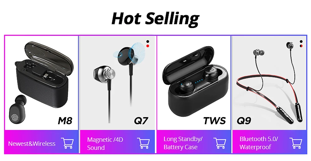 In Store Ubeamer TWS Bluetooth 5.0 Earphone Long Standby. Wireless Headset 1500mAH Battery Case for music/call HIFI earphone