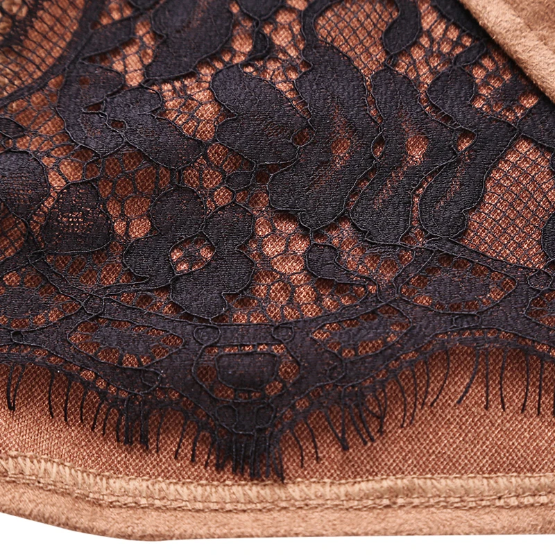 Кнопка Сексуальная кружевная Bodycon замшевые Разделение Вечерние Повседневная мини-юбка пикантные женские модные туфли-лодочки на Высокая талия юбка-карандаш