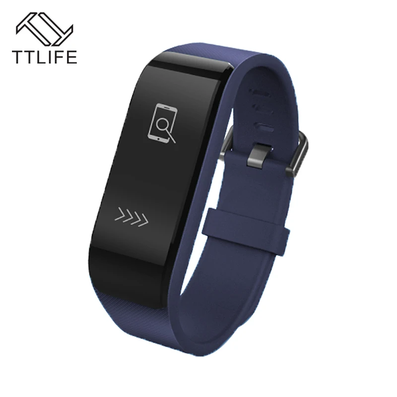 

TTLIFE Fitness Tracker Smart Wristband Pedometer Silent Alarm Heart Rate Monitor Smart Watch Business Bracelet Tablet Android F2