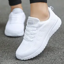 Женская обувь для тенниса; коллекция года; модная повседневная обувь на шнуровке; дышащие сетчатые кроссовки на плоской подошве с перекрестными ремешками; Calzado Deportivo Mujer