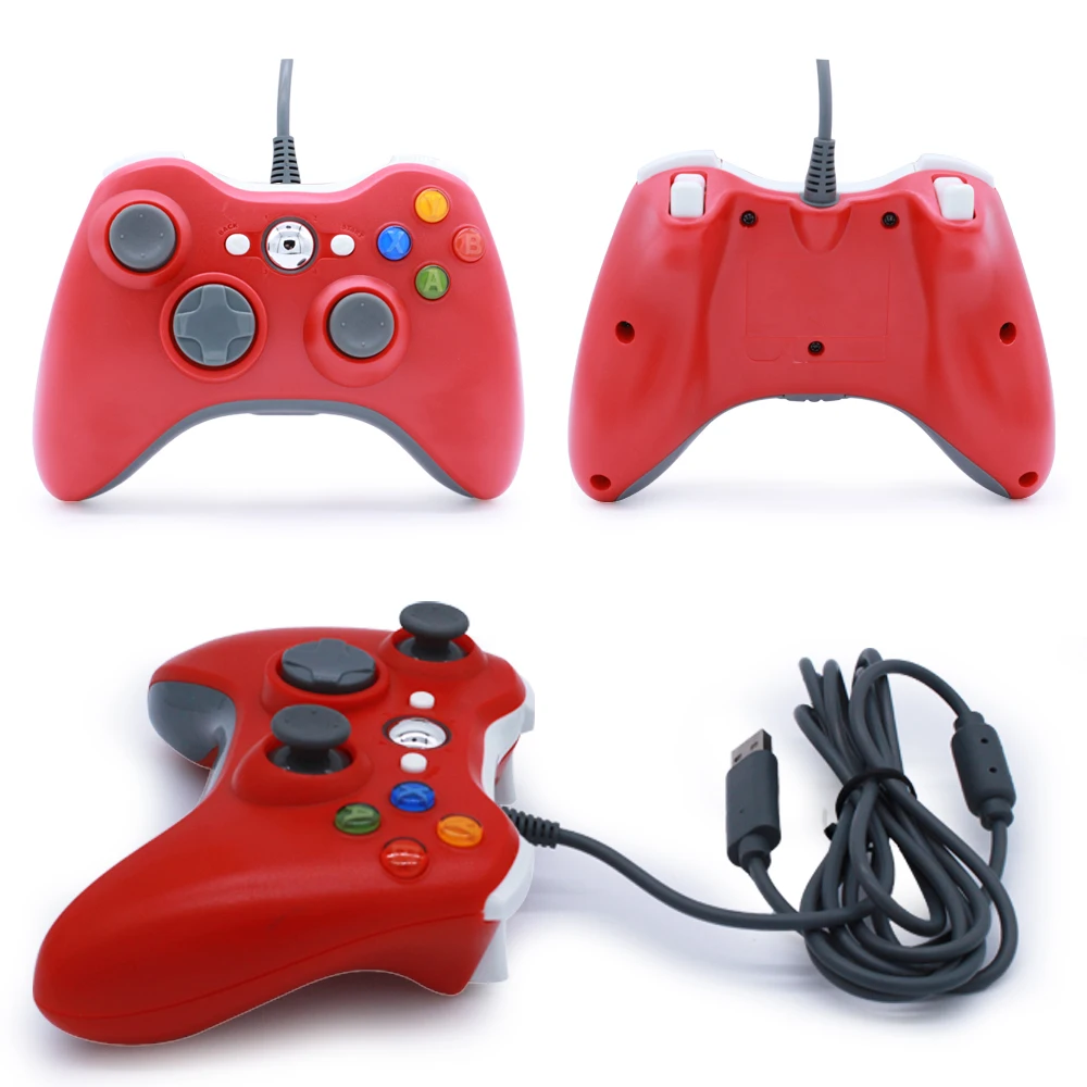 Для Xbox360 тонкий смарт ТВ коробка джойстика USB проводной игровой контроллер для