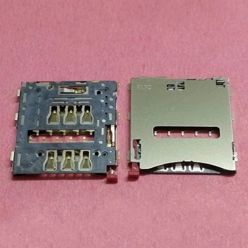 10pcs SIM Card Reader Slot tray Holder Connector for Sony Xperia Z Ultra ZU XL39H C6833 C6803 SOL24 T2 XM50H D5322 D5303 socket | Мобильные