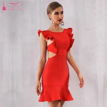 Таню Свадебные Короткие пикантные длиной выше колена мини-платье с открытой спиной для выпускного кружевной корсет с О-образным вырезом специальная леди платья JQ468