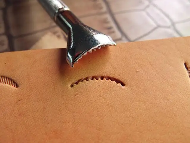 Высокое качество кожа тиснения инструмент DIY Leather Craft седло слесарный
