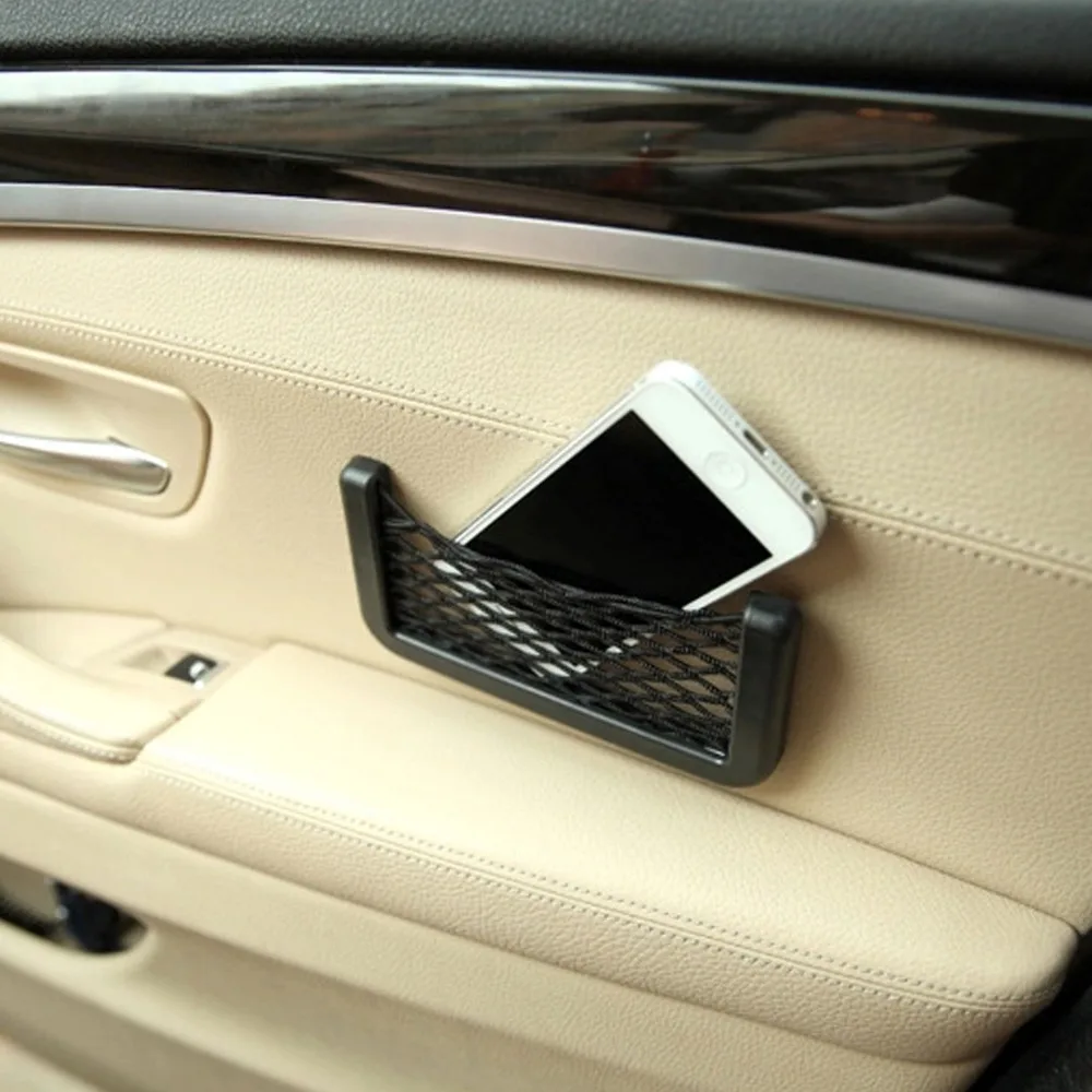 

Car Rear Trunk Seat Elastic String Net Mesh Storage Bag Pocket Cage Car Styling Holder Pocket Organizer Interior Accessories