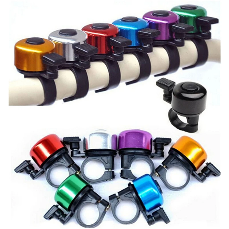 

New Aluminum Alloy Loud Sound Bicycle Bell Handlebar Safety Metal Ring Environmental Bike Cycling Horn Multi Colors