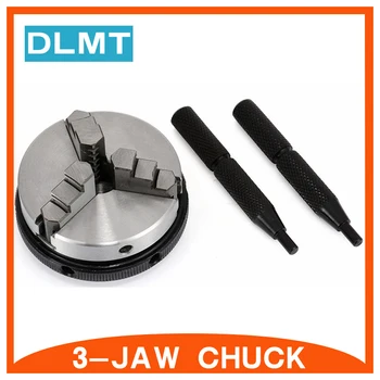 

1pc 2.0" 50mm 3 Jaw Lathe Chuck Mini Chuck Metal with 2pcs Lock Rods For M14 Metalworking Machine Accessories Tools