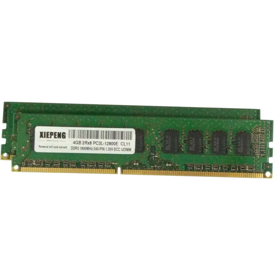 Серверная оперативная память 8 ГБ DDR3L 1600 МГц 4 Гб 2Rx8 PC3L-12800E память 8 ГБ 1600 МГц DDR3L низкое напряжение ECC SD ram для рабочей станции