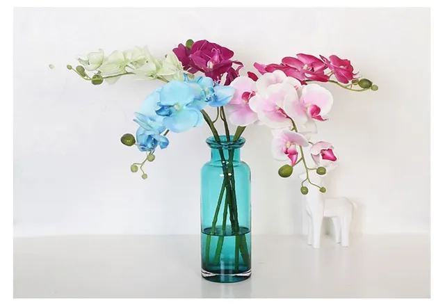 aisong 25x8 5cm nordic minimalist handmade transparent glass vase