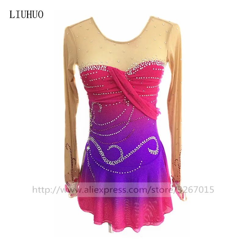 High end customization Figure Skating Dress Women's Girls' Ice Skating