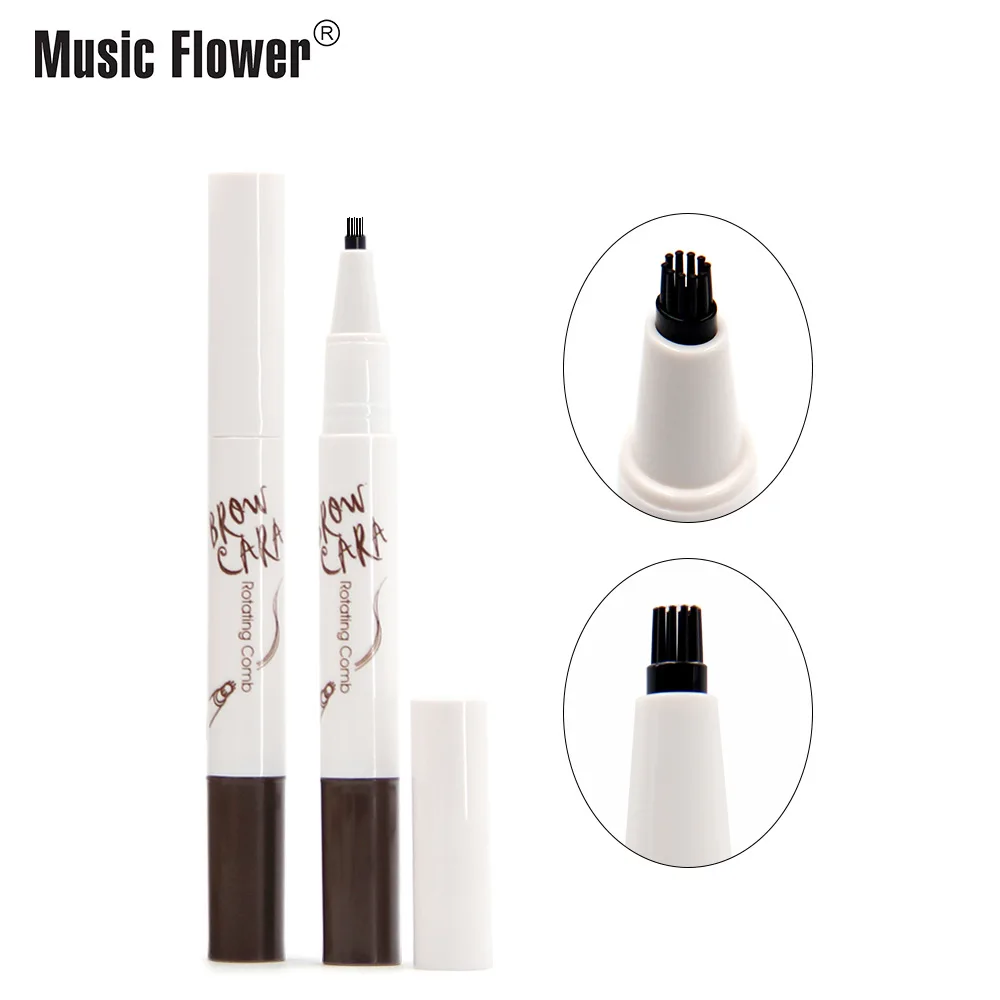 Dyeing Eyebrow Rotating Pen Comb Eyebrow Pencil Lasting Waterproof Not Smudged Six Colors Dyeing Eyebrow Rotating Pen Comb Eyebrow Pencil Lasting Waterproof Not Smudged Six Colors