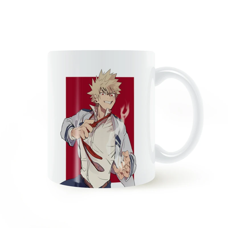 My Hero Academy Bakugou кацуки Кружка Кофе Молоко керамическая чашка креативные DIY подарки Домашний декор кружки 11 унций T734