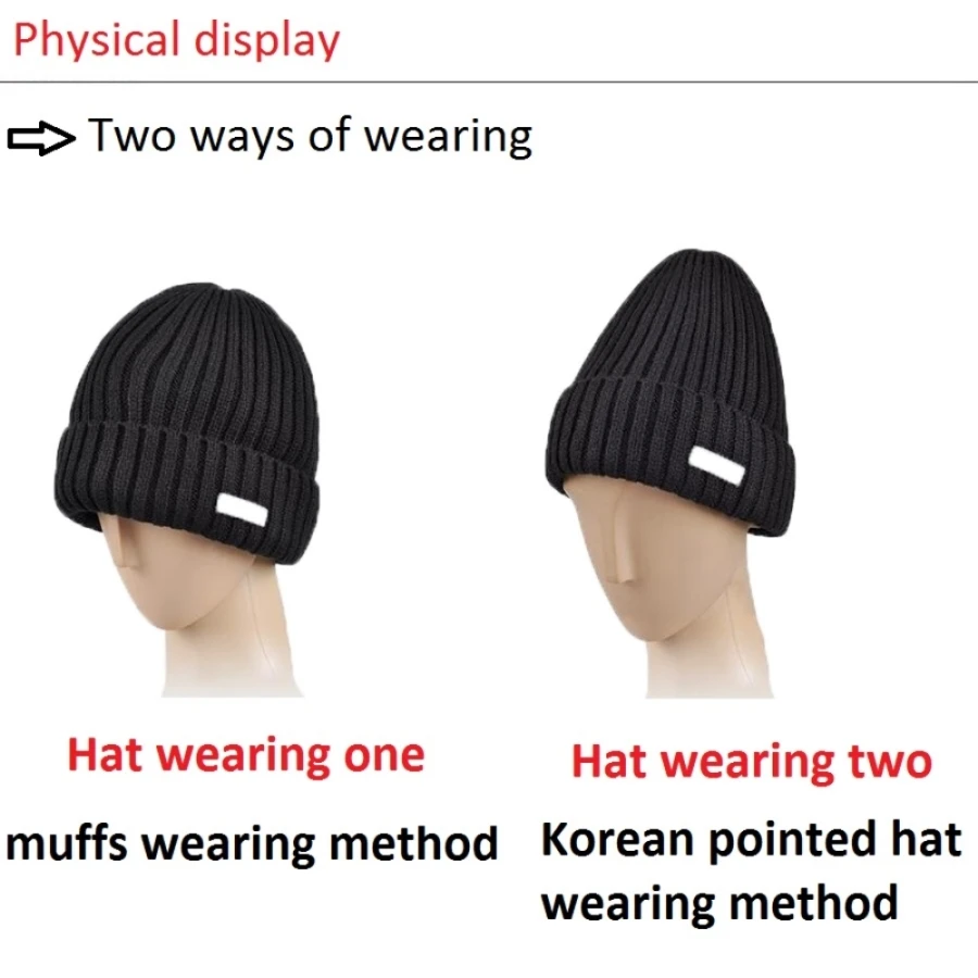 Girita Winter Women's knit hat fleece lined Hats crochet Skullies Beanies Pompon Fur Female Warm Caps The new listing  (9)