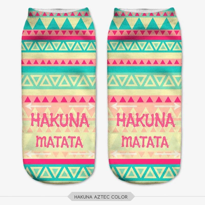ZHBSLWT унисекс короткие носки несколько цветов Harajuku 3D рисунок женские Calcetines