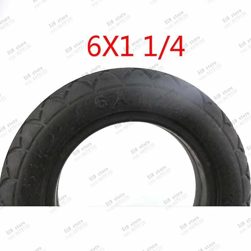 Бескамерная шина 6X1 1/4 бескамерная подходит для электрического скутера
