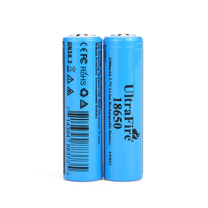 Литий ионный перезаряжаемый аккумулятор Ultrafire 18650 3 7 в светильник встроенный