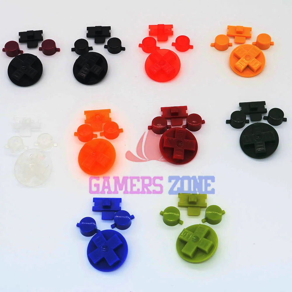 Разноцветные кнопки для Gameboy классический ГБ клавиатуры GBO DMG DIY A B D pad|buttons buttons|button