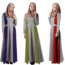 New Abaya Floor-Length Dress Muslim Women’s Modern Islamic Long Sleeves Jibabs Kaftan Pleated Robe Adult Fashion Dresses