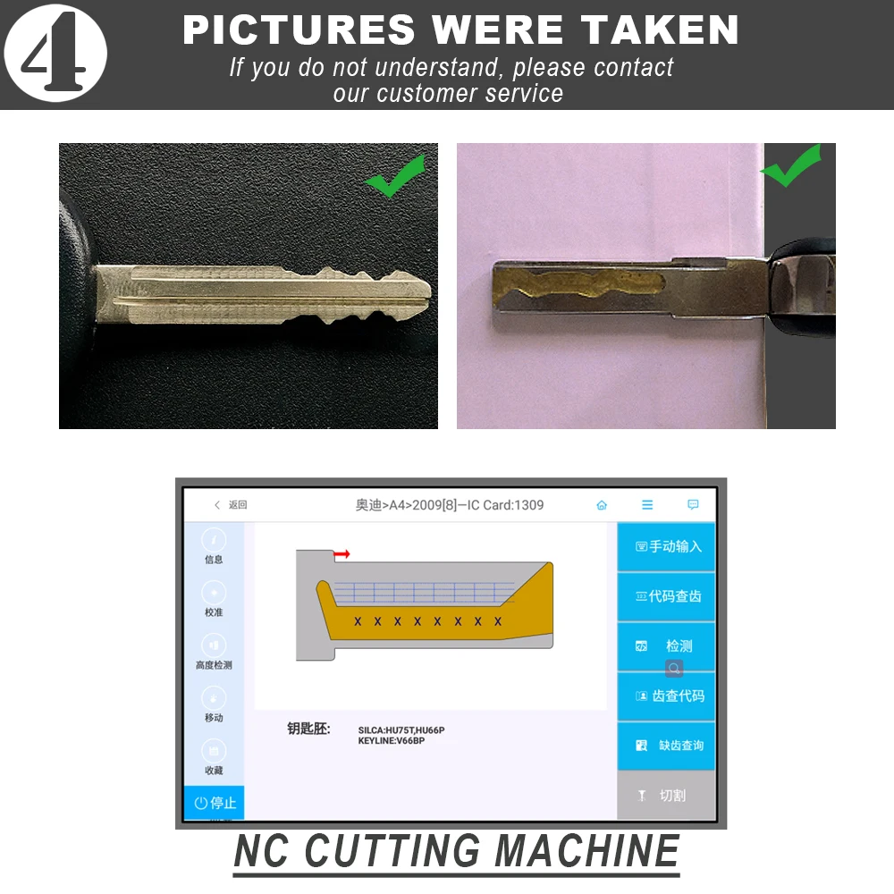 OkeyTech машина для резки ключей машины плата за обработку для CNC Cut ключ оболочки копия Balnk лезвие пожалуйста, свяжитесь с нами перед покупкой