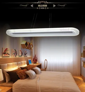 

LED acrylic chandelier rectangle dining-room lamp sitting room lamps and lanterns of bedroom light