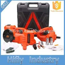 HF-450 Lifting 15cm to 45cm Car Electric jack car air pump car electric wrench 3 in 1 Auto multi-function maintenance tools