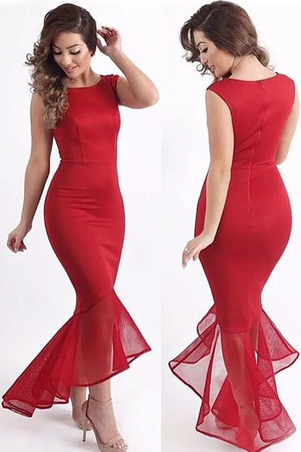 short mermaid style dress