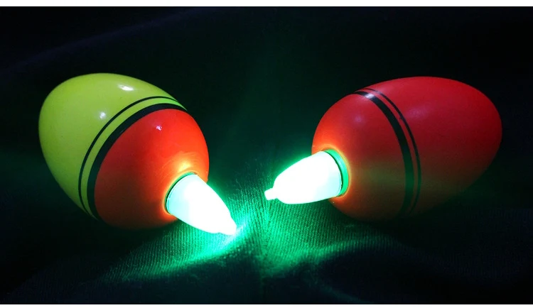 40 г световой рыбалка поплавок шкафа пены типа Led Рыбалка свет жезл Bobber буй электронные светящиеся ночь поплавков комплект