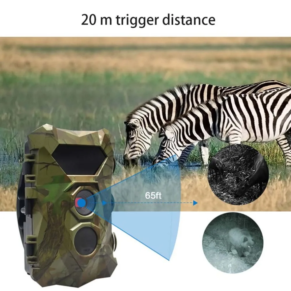 

H903 1600W HD Pixels Waterproof Hunting Camera For Field Outdoor Monitoring Pyroelectric Infrared Sensing Technology
