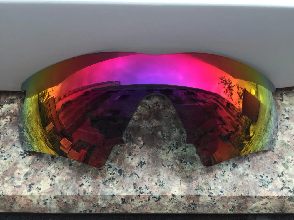 Purple Red Polarized Replacement Lenses for M Frame Hybrid Sunglasses