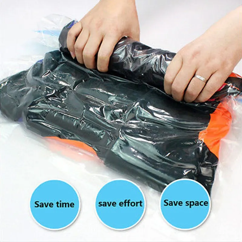 S XL Size Space Saver Vacuum Storage Bags Clothes Compressed Bag Space